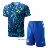 Tracksuit Chelsea Short Sleeve 22/23 Blue - Shorts