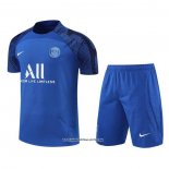 Tracksuit Paris Saint-Germain Short Sleeve 22/23 Blue - Shorts