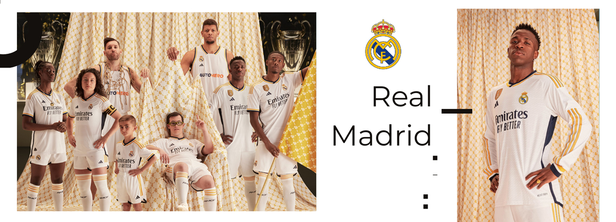 Real Madrid football kits 23-24