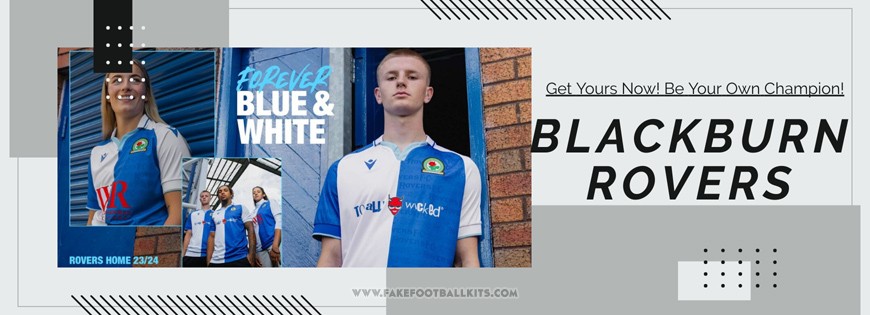 Blackburn Rovers kit 2023 2024